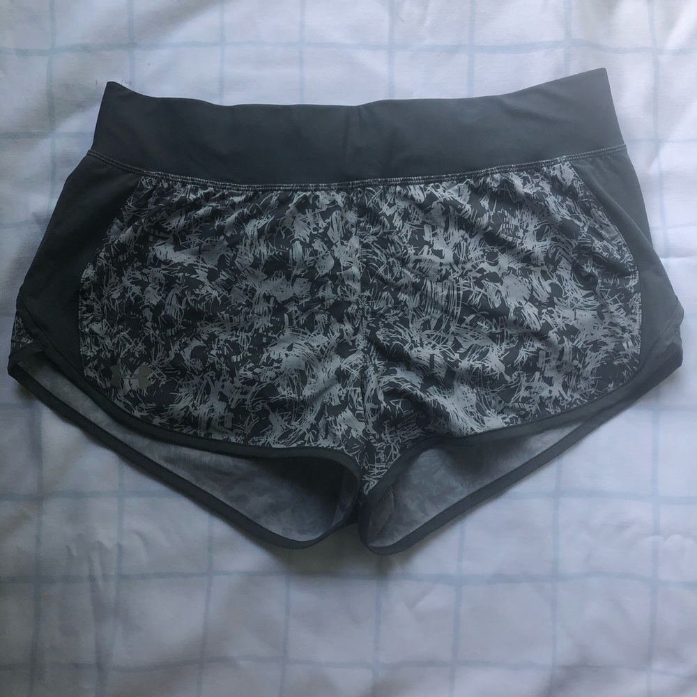 Gray Under Armour Running Shorts